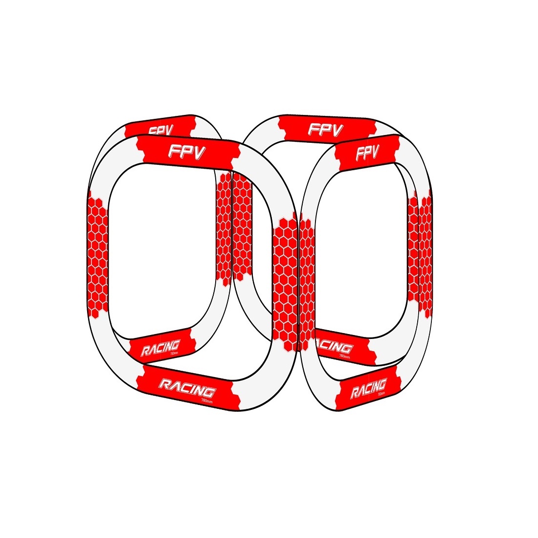 Porta da Corsa FPV da 780mm Se - Drone Racing Flag recensione e prezzo